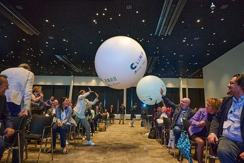 Photo of an activation during the REHVA HVAC World Congress 2022 in Rotterdam