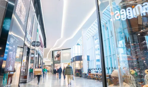 Het Alexandrium Shopping Center in Rotterdam