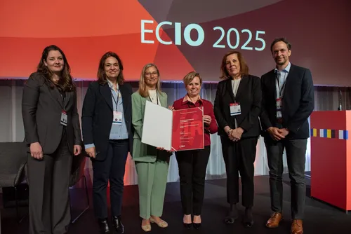People on stage at CIRSE ECIO