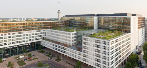 Photo: Erasmus MC with sustainable green roofs