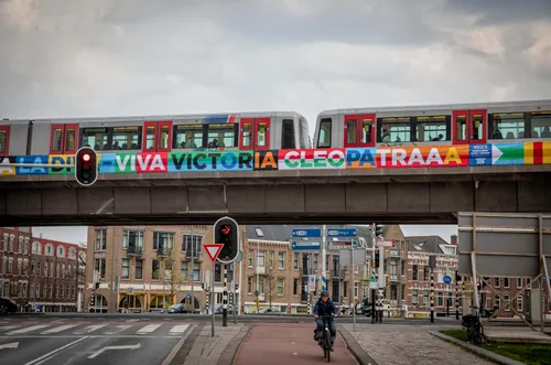 Metrostation Rijnhaven tijdens Eurovisie Songfestival