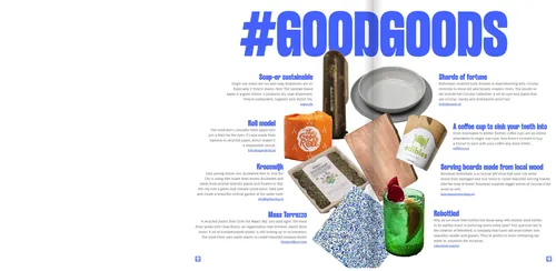 Hotel Neutraal magazine spread mock-up