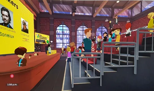 Photo of an XR event situation during The Rotterdam Experiment event series