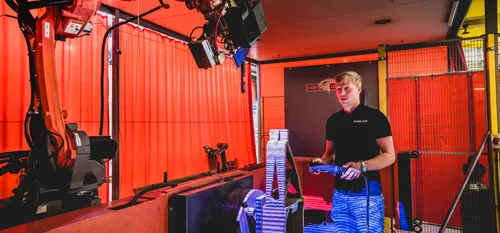 Photo: 3D printing being done at RAMLAB, RDM Rotterdam