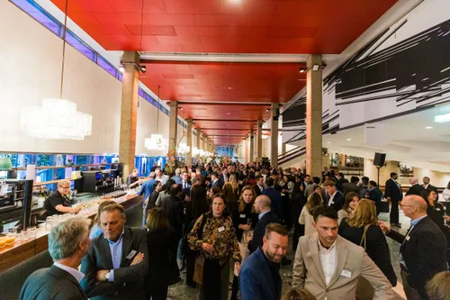 Photo: Red Carpet Dinner 24 at De Doelen ICC, welcoming newly arrived international companies to Rotterdam