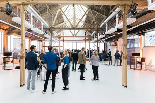 Photo of people at an event at RDM Next, Rotterdam